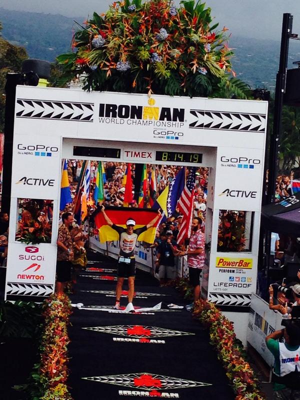 IRONMANLive's tweet image. Congratulations! He's done it! @SebastianKienle has claimed the 2014 #GoPro #IMKona Championship Title! What a race!