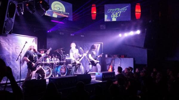 RazorWisconsin's tweet photo. @getevoked have officially kicked this party off at Luna Lounge for #SpinforSin with @Crobotband and @AVATARmetal http://t.co/dINinjhclS