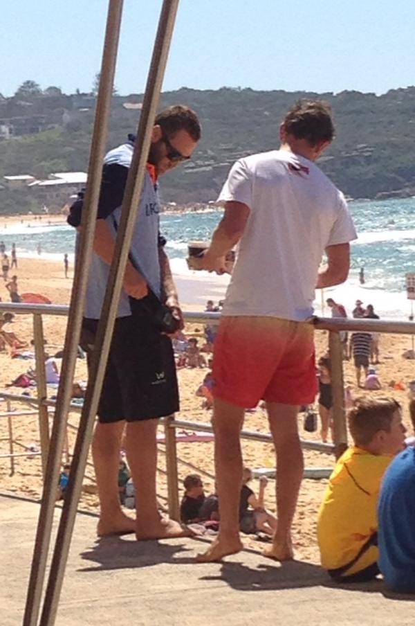 StephJohnWrites's tweet image. Two of the many reasons I love australia 😉 #lifeguards #eyecandysorted #sneakyphoto