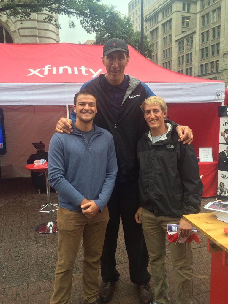 Jacob Williams on X: Just hanging with 7'7 Gheorghe Muresan