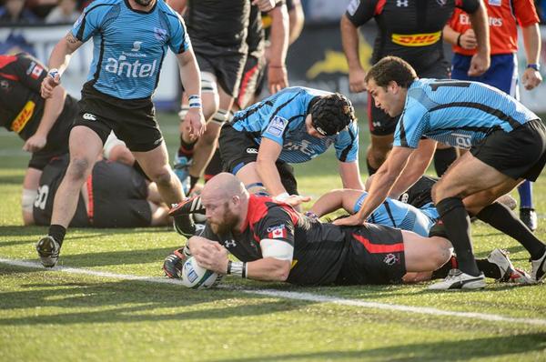 RugbyCanada's tweet photo. Thanks to everyone for attending today's #ARC2014 opener &amp; we'll see you Wednesday for Arg vs Uru and Can vs USA! http://t.co/IatUurHWni