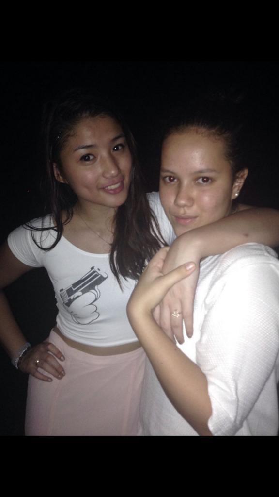 nicholeskiee's tweet photo. I like these pics better hahaha i missed you so much @cassalleje 😘 http://t.co/VkgHDJEcBn