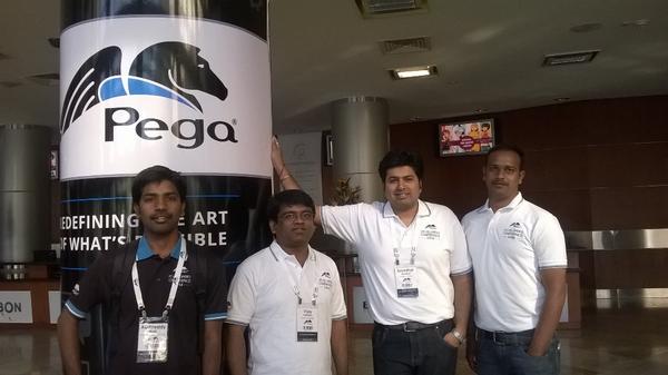 vijayamanchi's tweet image. Excitement all around! #pegadevcon
