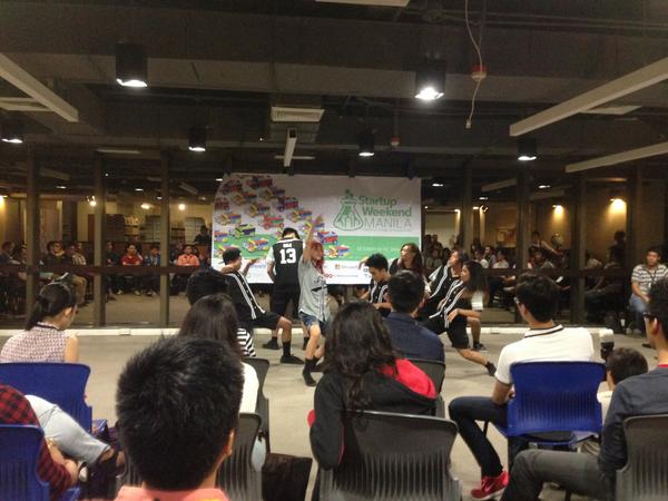 iACADEMY_EDU's tweet photo. Check out the #iACADEMY dance team, RHYTHM, performing at Start Up Weekend Manila :D #SWMNL6 http://t.co/p3rcC3X6wE