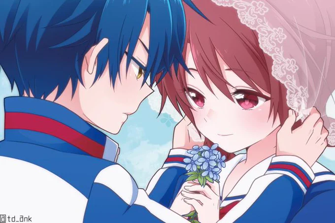 11月のイベント発行のリョ桜合同誌表紙一部です 中身はまだ全く手をつけてないですまずい 
