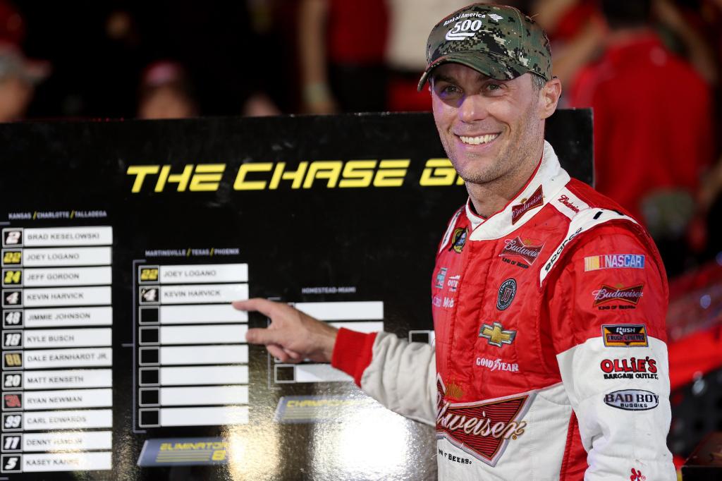 nascar harvick victory