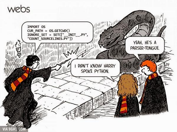 suxyladypink's tweet image. #python #HarryPotter jajajajaja #OnlyProgrammers