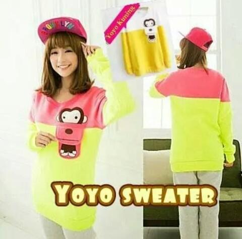 ArdevShopID's tweet photo. Yoyo Sweater just 55rb #ResellerWelcome http://t.co/2iNLG6S0Y1