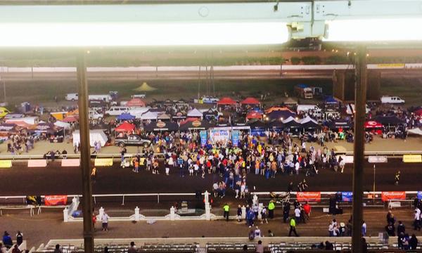 CW1Miles's tweet photo. Late night: Final @AMAProFlatTrack podium celebration in full swing at #Pomona. #FTFinals http://t.co/x7Mf3vtwos