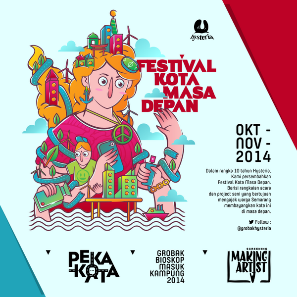 robotmurka's tweet photo. Iya deh, selamat yaa :) "@grobakhysteria: nih mas sekali kali retwit :D #PEKAKOTA #10th_Hysteria #GBMasuKampung http://t.co/kyV4jJXaTG"