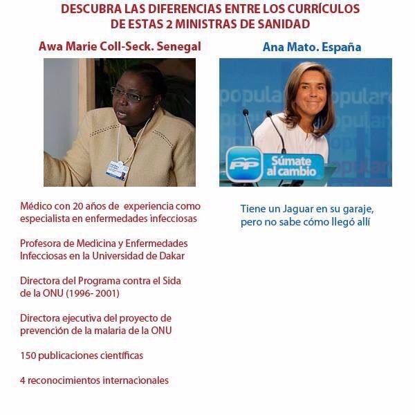 Ministra de sanidad en España vs Senegal #AnaMatoDimision #MarcaEspana