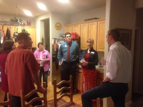 I love neighborhood meetings! With Jason Yates and John Davis tonight in Sherwood..