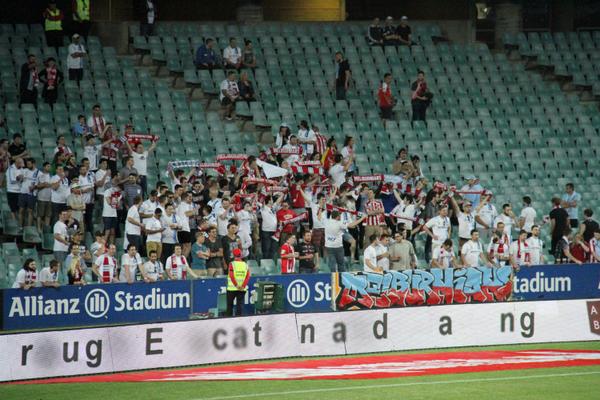 The Melburnians (<a href="/TheMelburnians/">Melburnians</a>) during the match against Sydney FC. #SYDvMCY (Photo by <a href="/DionFountas/">Dion Fountas</a>)