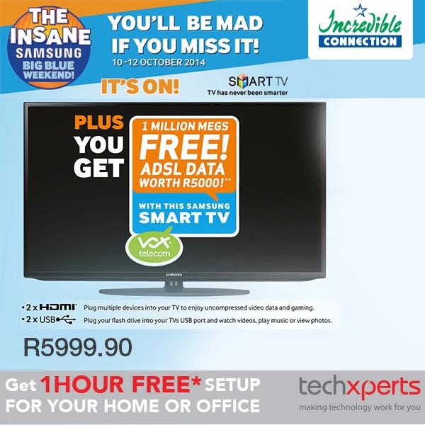 IncConnection's tweet photo. You'll be mad to miss the #InsaneBlueWeekend @SamsungSA Last day of great deals! #SamsungFromIC http://t.co/WtgqphnAam