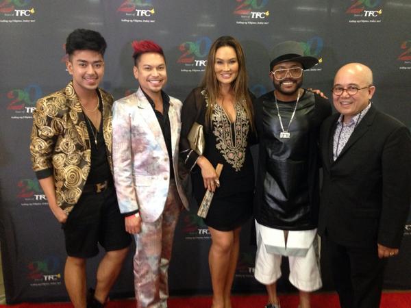 TiaCarrere's tweet photo. Ken, Marc, me, @apldeap, &amp; Fritz on the red carpet @abscbn #asap2014 http://t.co/43IKOvr7Wu