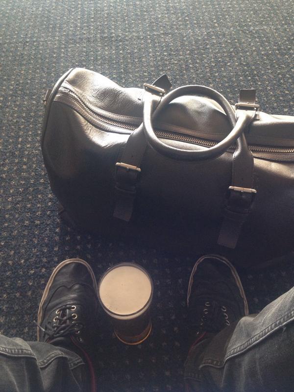 &amp; so it begins. S&amp;C's whistle stop trip to #LCW14 to party with our <a href="/MnkyShldrUK/">Monkey Shoulder UK</a> role models &amp; <a href="/TheCowbellBar/">The Cowbell Bar</a> babes.