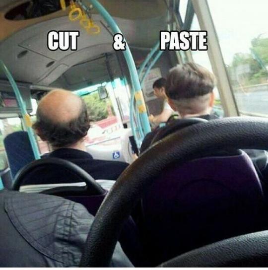 Ada yang masih belum tahu apa itu cut and paste? Boleh belajar dari gambar ini. Goodluck. Tq.