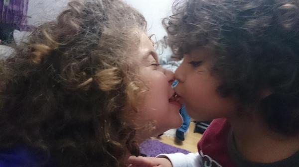 lostangel1211's tweet photo. First kiss http://t.co/iW9gfHXPnE