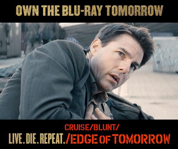 LiveDieRepeatUK's tweet photo. 1 day to go! Who's excited to pick up #EdgeofTomorrow? #LiveDieRepeat http://t.co/m2hKjxL1o8 http://t.co/1YDqo2zrlI