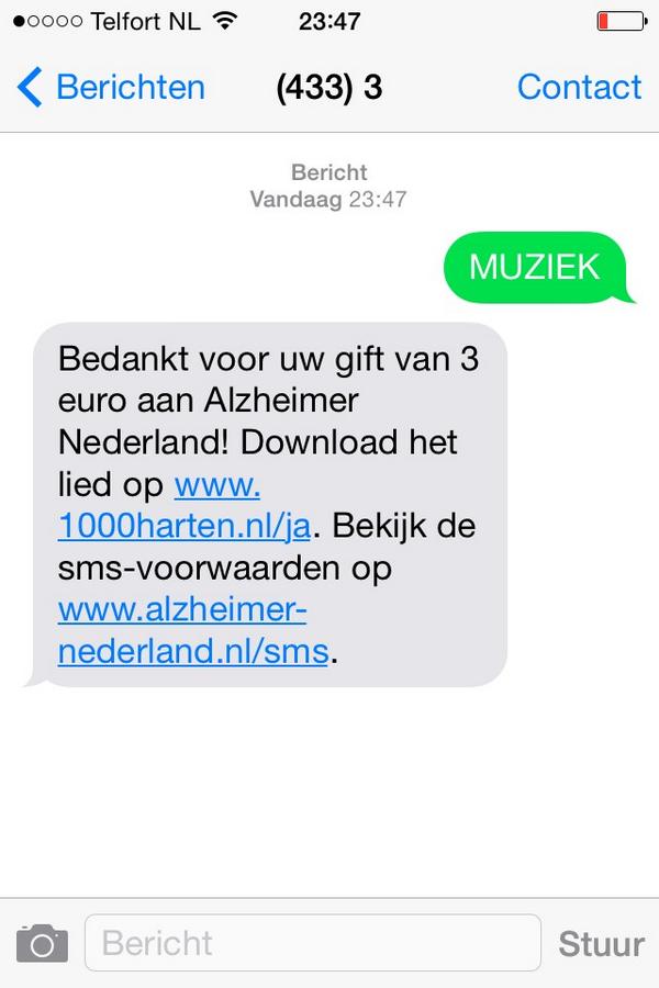 zorgbroeder's tweet photo. Natuurlijk hebben wij gister ook onze donatie gedaan! Indrukwekkend programma over #Alzheimer #muziekherinneringen http://t.co/kKT0rDCgrR