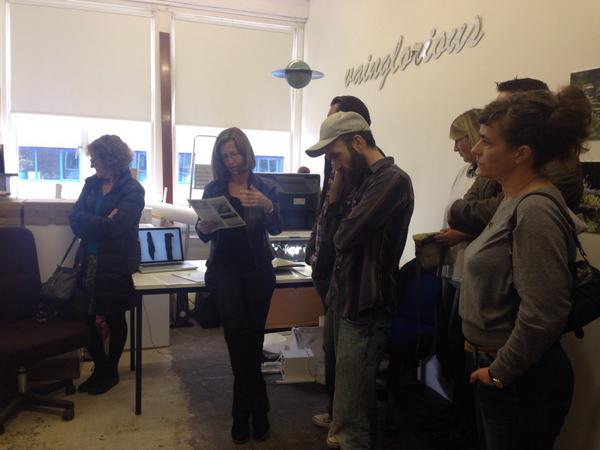 photoworks_uk's tweet image. .@APECstudios Susan Diab shares her thoughts about the studio and it's role in artists practice #BPB14