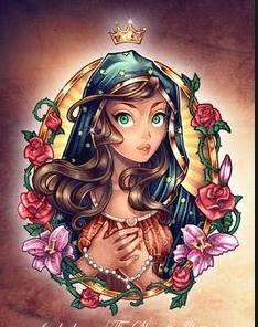 CustomPrincess's tweet image. Pin up princess tattoo on your bag or shoes