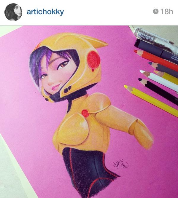 ライアン On Twitter The Fan Art For Bighero6 Is So Insanely Good 