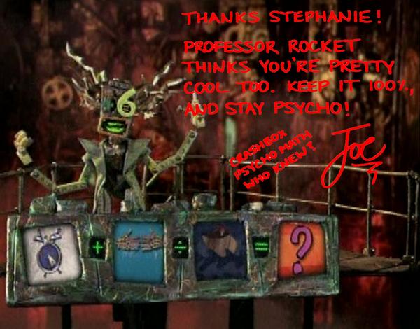 JosephMotiki's tweet image. @StephanieEvjen Dropped you a note on FB too. For you ☺ #Crashbox #PsychoMath #ProfessorRocket