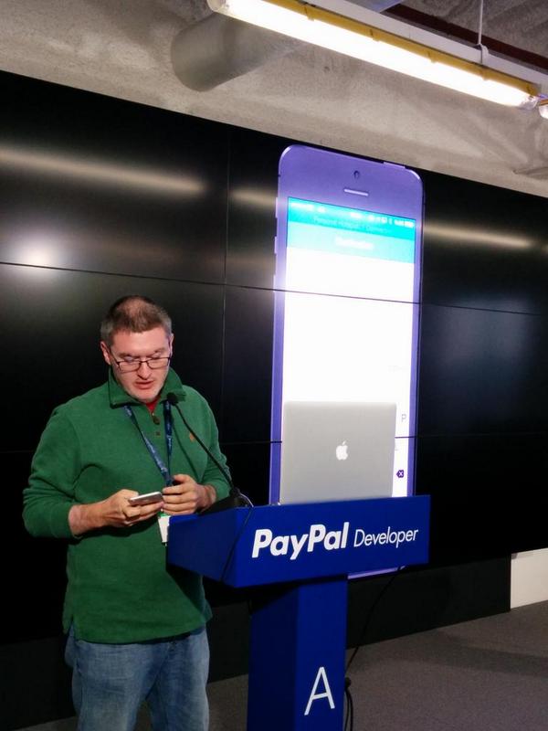 paypaldev's tweet photo. Team #Ticket2 is public transportation payment system, using BLE for hyper-local solutions #BattleHack http://t.co/0zF3GH8qJ1