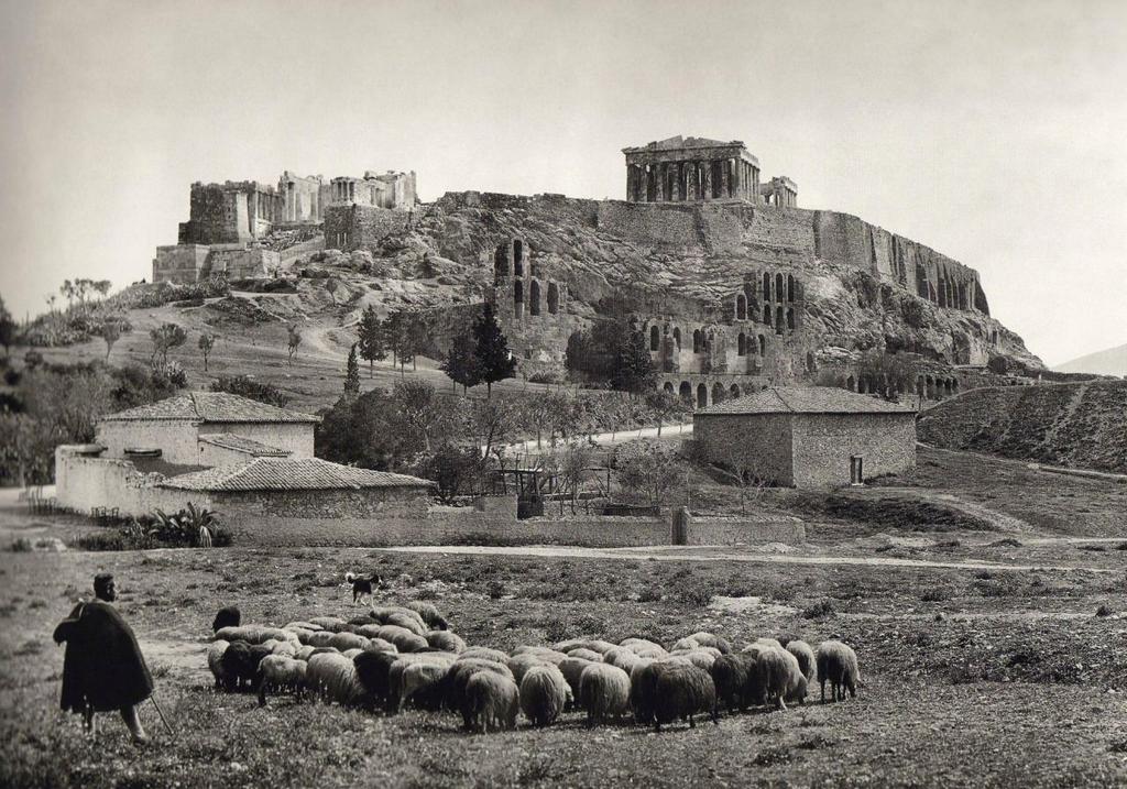 What Did  Acropolis in Athens and Parthenon, Athens Look Like   Ago 