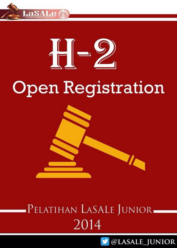 OMG it's D-2 open registration for PLJ 2014! Come and join us! See you on tuesday :) @socproFHUI