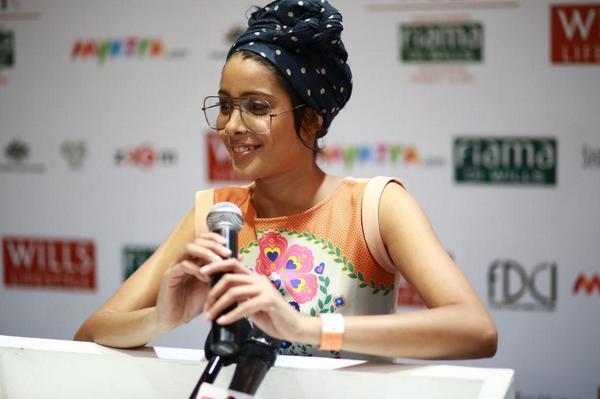 Boldsky's tweet photo. Nida Mahmood talks about the inspiration behind her collection for Spring Summer 15. #WIFW15 #WIFW @nidamahmoodnm http://t.co/FwwUU4C463
