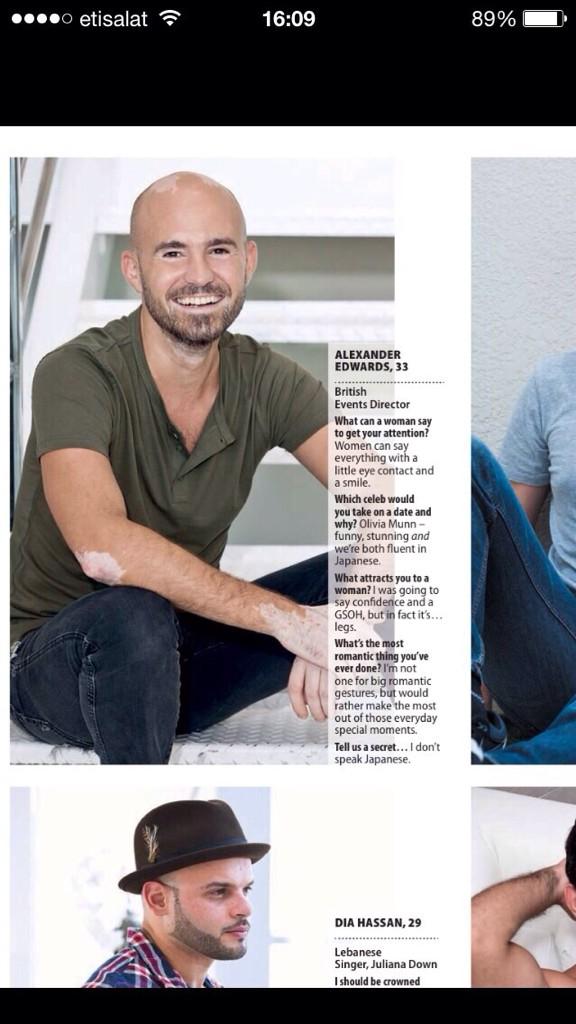 sophiewordley's tweet photo. Dubai, get voting for this little saucepot http://t.co/3eCjCaNZ37 @not_moby @CosmoMiddleEast #votealexander http://t.co/Gf66vwV9sP