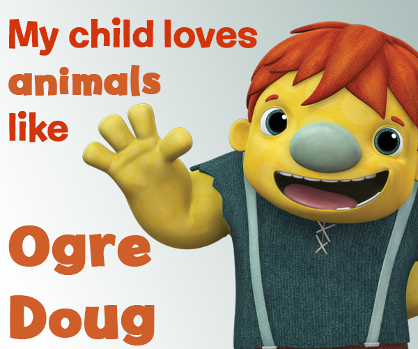 NickJuniorAsia's tweet photo. Do you have an animal enthusiast like Ogre Doug at home? http://t.co/71MohDaRRx