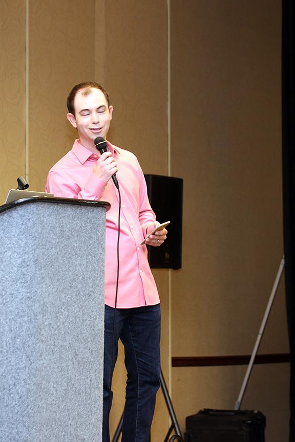 mkdexter's tweet photo. #FTDNA2014 @Nirl32.  @evolvability spends most of his days at FTDNA thinking of ways to bring great science to FTDNA http://t.co/phDxnbJO1d