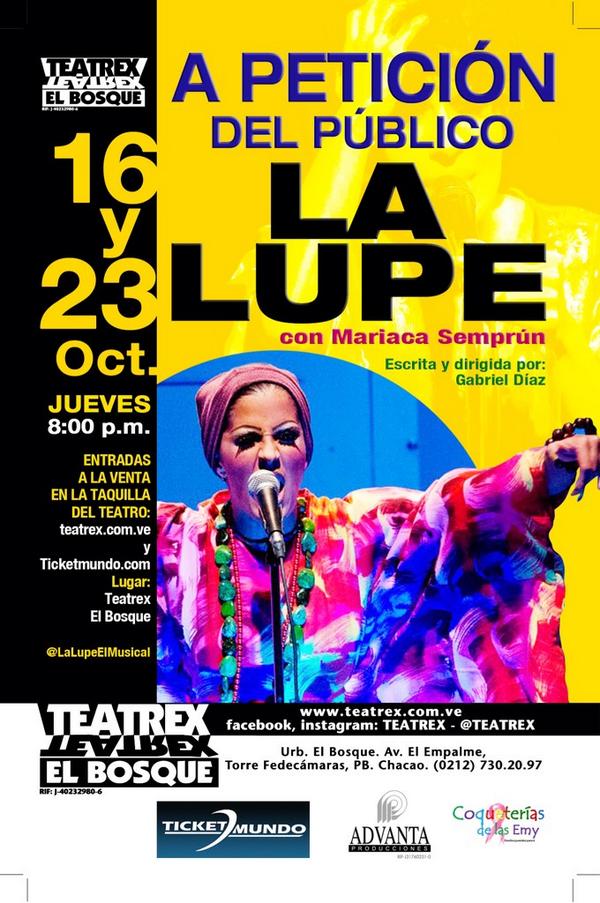 HomenajeRDurcal's tweet photo. Que no se te olvide que este jueves 16 y el próximo 23 estaremos en @TEATREX con @MariacaSemprun y @santospalazzi http://t.co/xfsA60ytWL