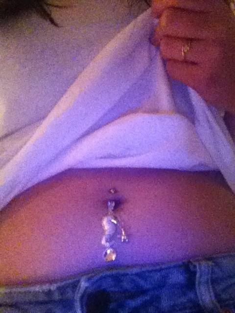 Finally changed my belly ring