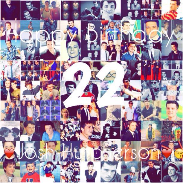 Happy Birthday number 22 I love you Josh Hutcherson from Mexico a hug. 
