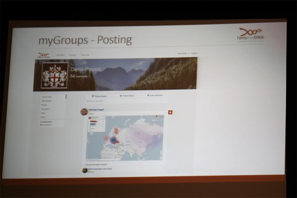 mkdexter's tweet photo. #FDNA2014 myGroups ~Michael Gugel MyGroups coming, beta soon http://t.co/KsDRet2blA