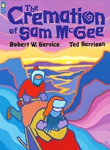 The Cremation of #sammcgee wonderfully illustrated by <a href="/tedharrisonart/">Ted Harrison Studio</a> #poetry #yukon