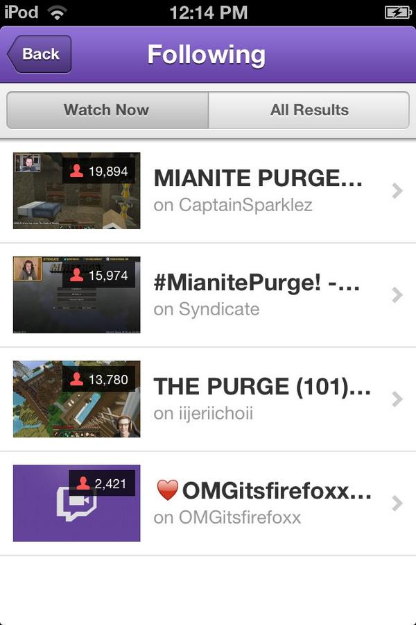 FoxFamily_FP's tweet photo. #MianitePurge @OMGitsfirefoxx @IIJERiiCHOII @ProSyndicate @CaptainSparklez http://t.co/BtgKoJIzmU