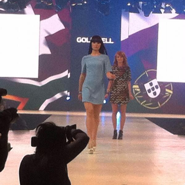creativeheadmag's tweet photo. The UK strut their stuff! #ColorZoom @GoldwellUK @websterwhiteman http://t.co/3SvJvid4nG