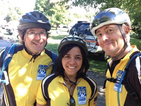 SabaGhassemi's tweet image. @SabaGhassemi: We did it! In memory of Mariam and Karen... #ridetoconquercancer #TheRidePHL