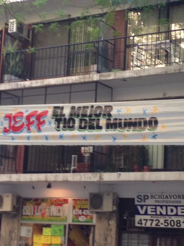 JeffKirzner's tweet photo. Muchas gracias sobrinos!!!.... Los amo!!! http://t.co/JRMeZM0CkL