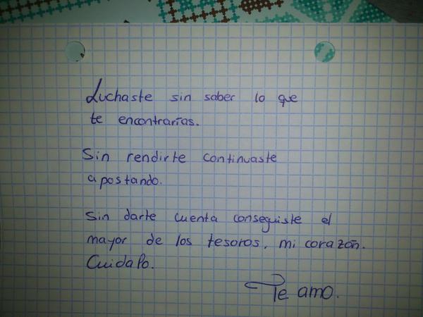 BorjaFaus19's tweet photo. Te amo! http://t.co/usQtqSywc0