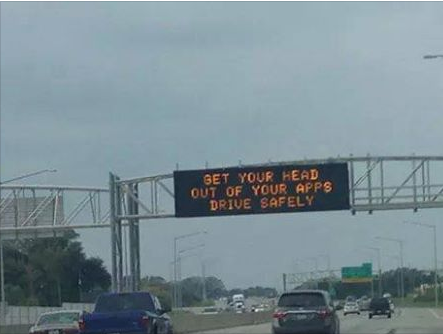 CapitalizeTheK's tweet photo. As a person who was hit by a car as I stood on a sidewalk, I support this message. http://t.co/6cWP9qLsxn