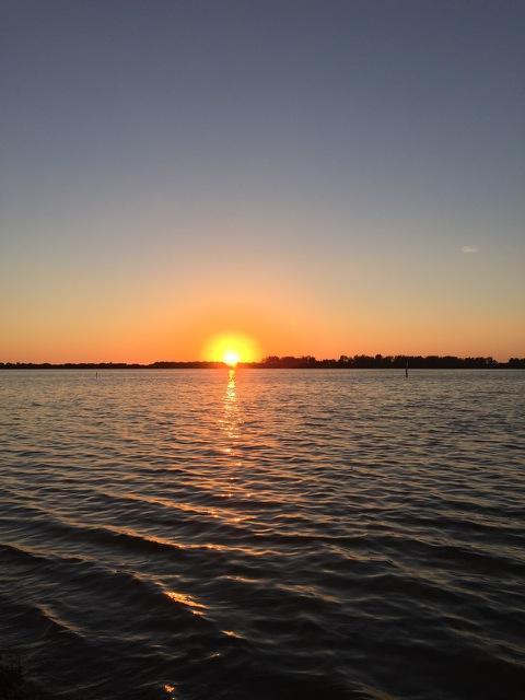 Sunset at the campsite! So pretty. Happy birthday Joe  