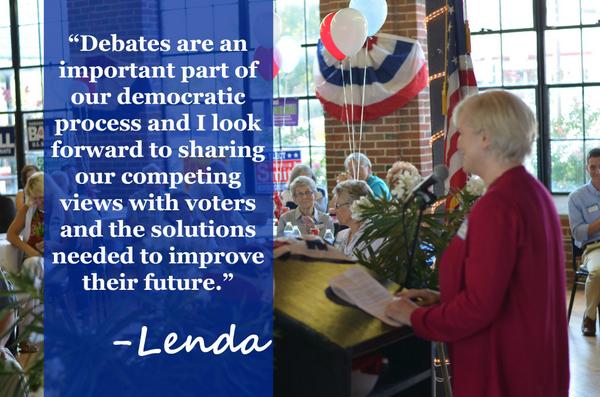 Lenda4Congress's tweet photo. .@Lenda4Congress looks forward 2 debate. ALL #TN04 candidates have been invited. Mon-6:30p-201 Locust St, McMinnville http://t.co/sNivLqemFg