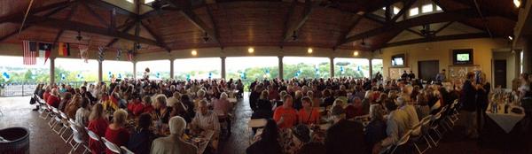 HillsofLakeway's tweet photo. This is what 240 members and guests enjoying Oktoberfest at Flintrock looks like! #CCFallFun http://t.co/C1A3SZ7P9u