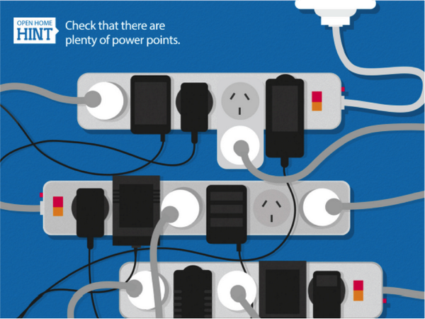 ANZ_AU's tweet photo. Check there are sufficient power points in each room. Installing new ones can be costly! #BuyReady #OpenHomeHint http://t.co/ExTWLuSmMZ